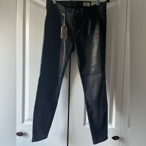 NWT Vintage All Saints Spitalfields Petrel Brodie low-rise skinny jean W30 black